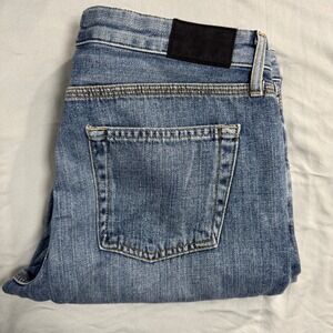Theory Tatiyana Distressed Straight Leg Jeans Blue Women's 29 USA Made